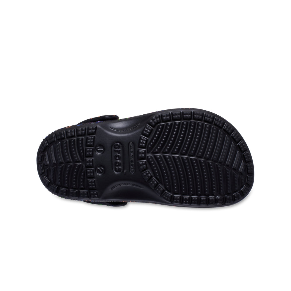 Giày Clog Trẻ Em Crocs Classic Hi Vis Camo - Black