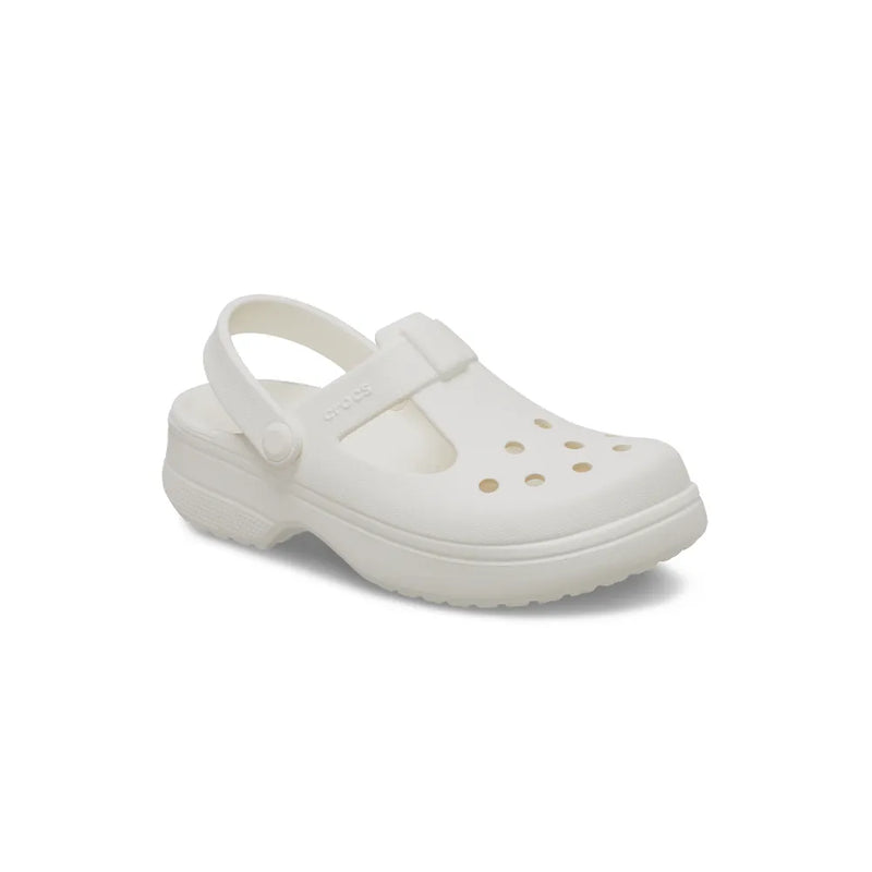 Giày Clog Trẻ Em Crocs Classic Mary Jane - Chalk