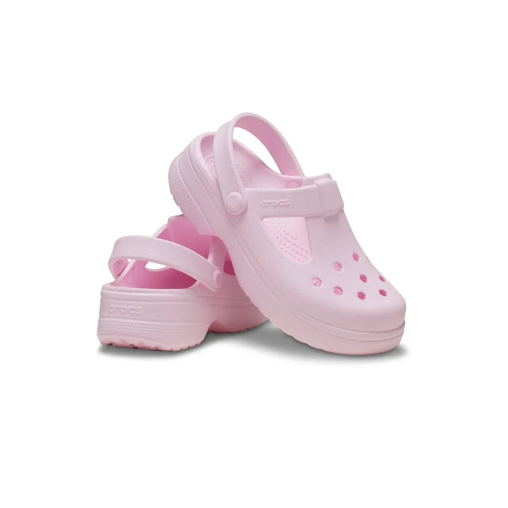 Giày Clog Trẻ Em Crocs Classic Mary Jane - Pink Milk - Crocs™ Việt Nam