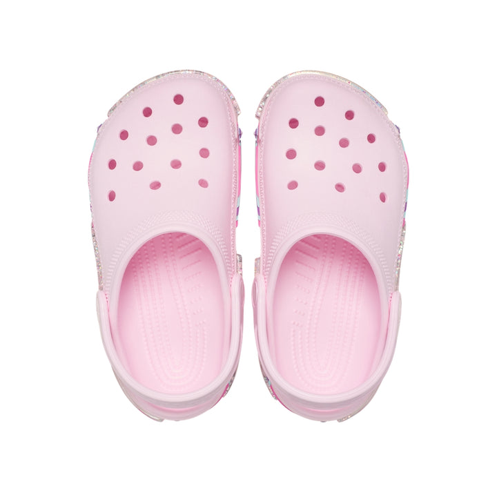 Giày Clog Trẻ Em Crocs Classic Star Sparkle Shaker - Pink Milk - Crocs™ Việt Nam