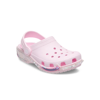 Kids' Crocs Classic Star Sparkle Shaker Clog