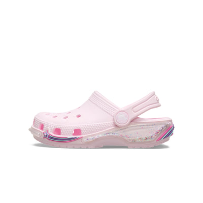 Kids' Crocs Classic Star Sparkle Shaker Clog
