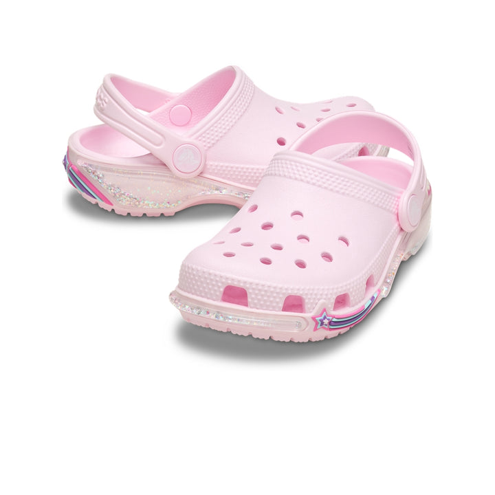 Giày Clog Trẻ Em Crocs Classic Star Sparkle Shaker - Pink Milk - Crocs™ Việt Nam