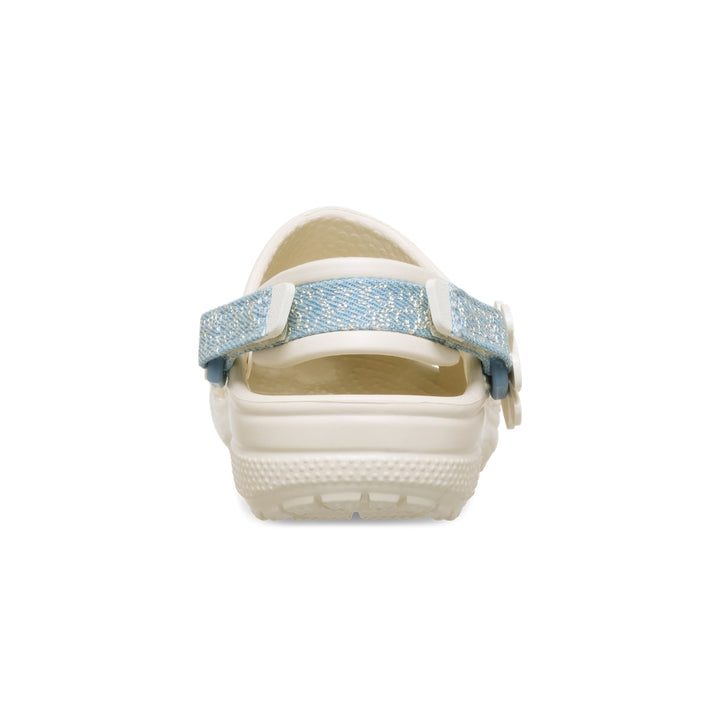 Giày Clog Trẻ Em Crocs Toddler Classic Denim Flower - Summit White - Crocs™ Việt Nam