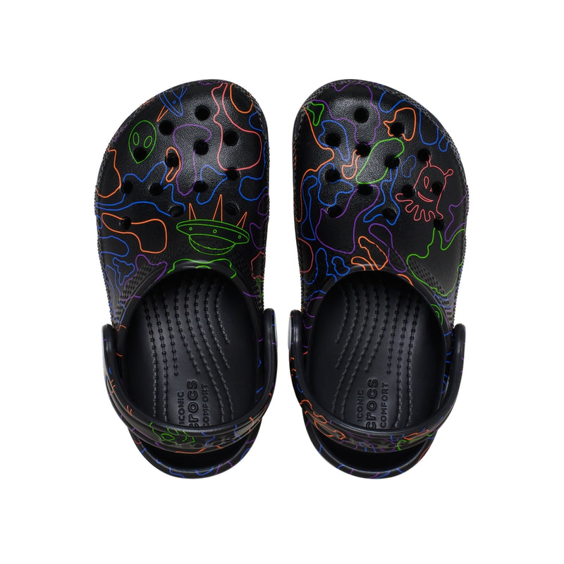 Toddler Crocs Classic Hi Vis Camo Clog