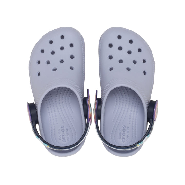 Giày Clog Trẻ Em Crocs Toddler Classic Imagination Lights Back Strap - Frosted Grape - Crocs™ Việt Nam