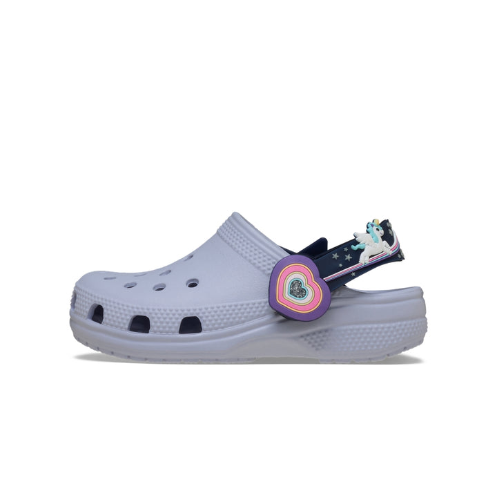 Giày Clog Trẻ Em Crocs Toddler Classic Imagination Lights Back Strap - Frosted Grape - Crocs™ Việt Nam