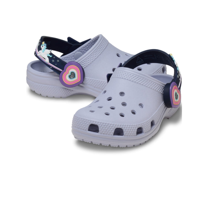 Giày Clog Trẻ Em Crocs Toddler Classic Imagination Lights Back Strap - Frosted Grape - Crocs™ Việt Nam