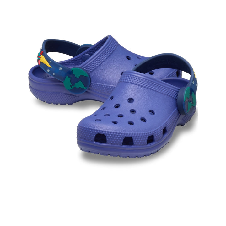 Giày Clog Trẻ Em Crocs Toddler Classic Imagination Lights Back Strap - Sapphire - Crocs™ Việt Nam