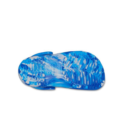 Giày Clog Trẻ Em Crocs Toddler Classic Marbled - Blue Bolt - 206838-4LB