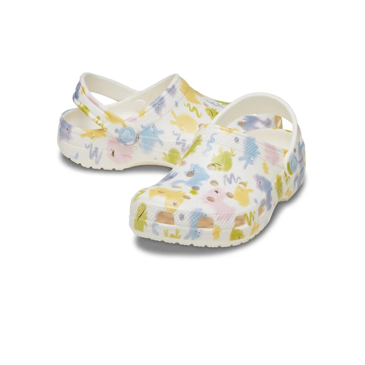 Giày Clog Trẻ Em Crocs Toddler Classic Pastel Pets - Chalk - Crocs™ Việt Nam