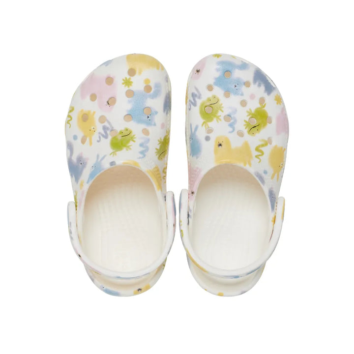 Giày Clog Trẻ Em Crocs Toddler Classic Pastel Pets - Chalk - Crocs™ Việt Nam