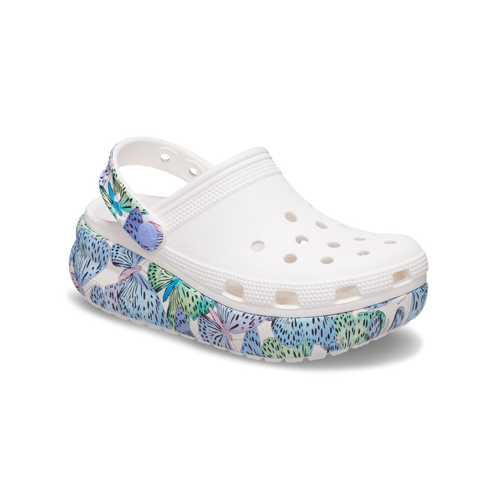 Giày Clog Trẻ Em Crocs Classic Cutie Butterfly - White