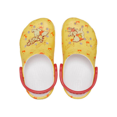 Giày Clog Trẻ Em Crocs Toddler Classic Disney Winnie The Pooh - White