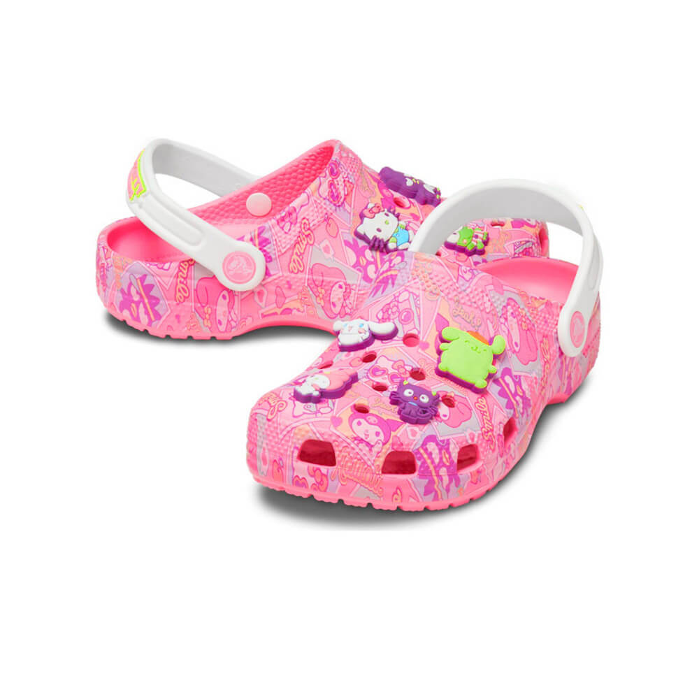 Giày Clog Trẻ Em Crocs Toddler Classic Hello Kitty - Pink