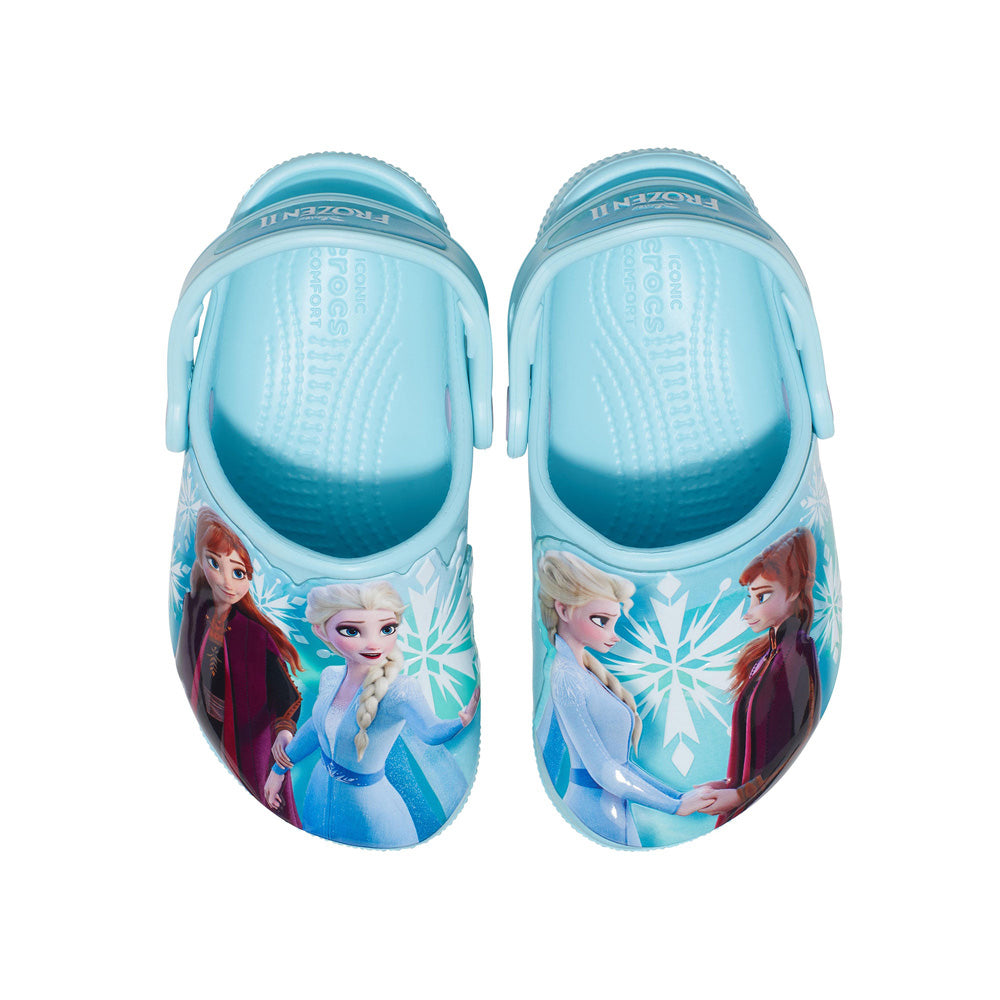 Giày Clog Trẻ Em Crocs Toddler Disney Frozen Funlab - Ice Blue