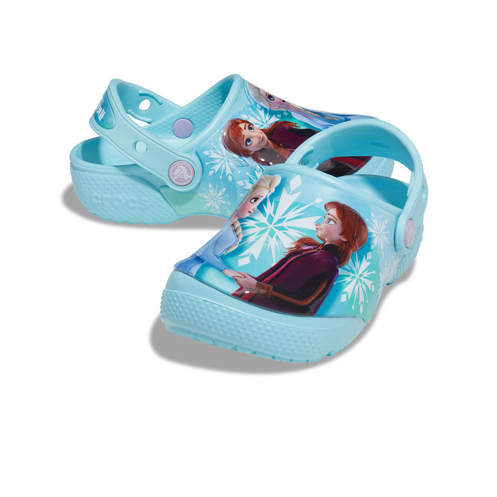 Giày Clog Trẻ Em Crocs Toddler Disney Frozen Funlab - Ice Blue
