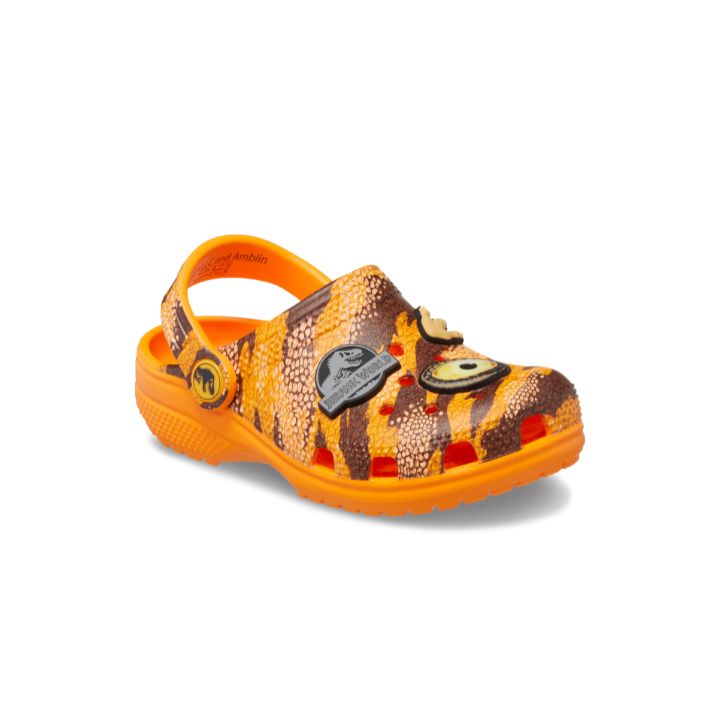 Giày Clog Trẻ Em Crocs Toddler Jurassic World Classic - Orange Zing - Crocs™ Việt Nam