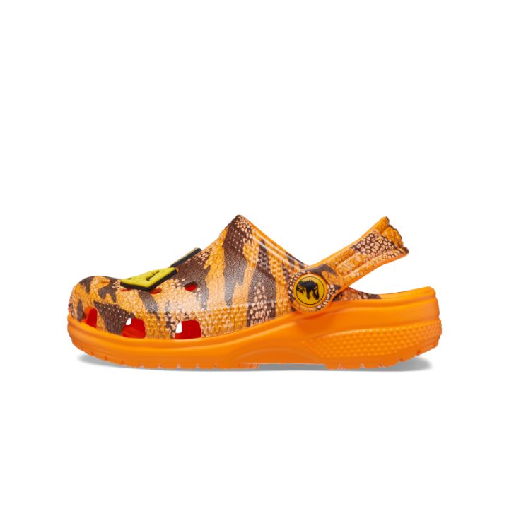 Giày Clog Trẻ Em Crocs Toddler Jurassic World Classic - Orange Zing - Crocs™ Việt Nam