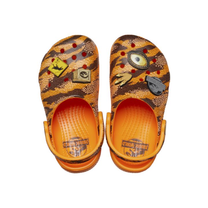 Giày Clog Trẻ Em Crocs Toddler Jurassic World Classic - Orange Zing - Crocs™ Việt Nam