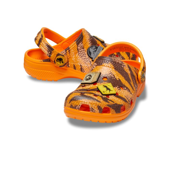 Giày Clog Trẻ Em Crocs Toddler Jurassic World Classic - Orange Zing - Crocs™ Việt Nam