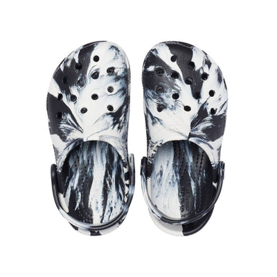 Giày Clog Trẻ Em Crocs Toddler Marbled Classic - Black