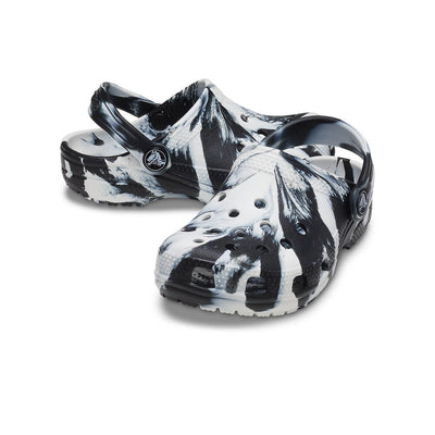 Giày Clog Trẻ Em Crocs Toddler Marbled Classic - Black