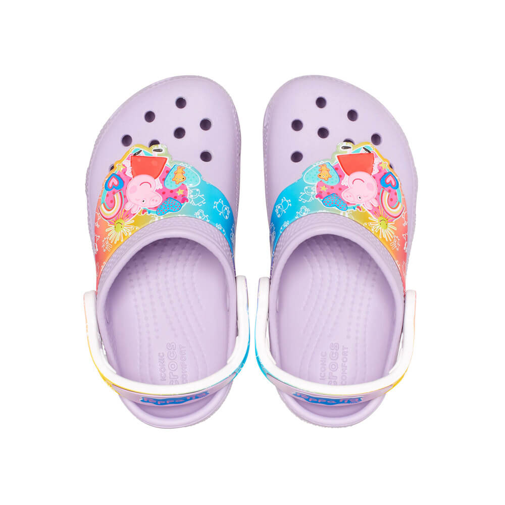 Giày Clog Trẻ Em Crocs Toddler Peppa Pig Funlab - Lavender