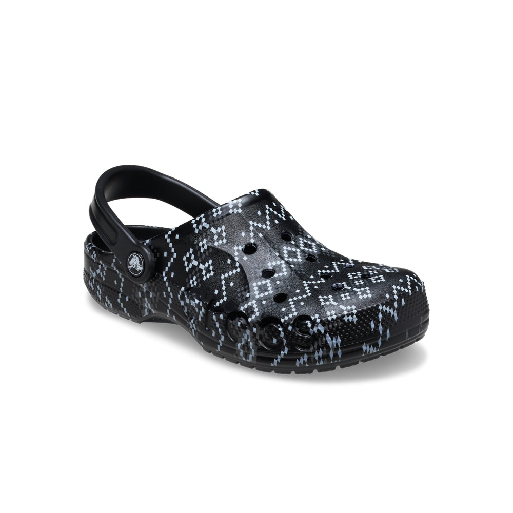 Giày Clog Unisex Crocs Baya Holiday Graphic - Black