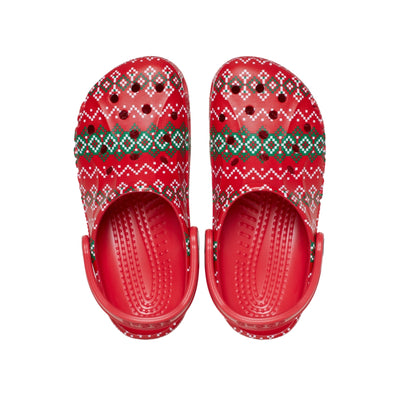 Giày Clog Unisex Crocs Baya Holiday Graphic - Pepper