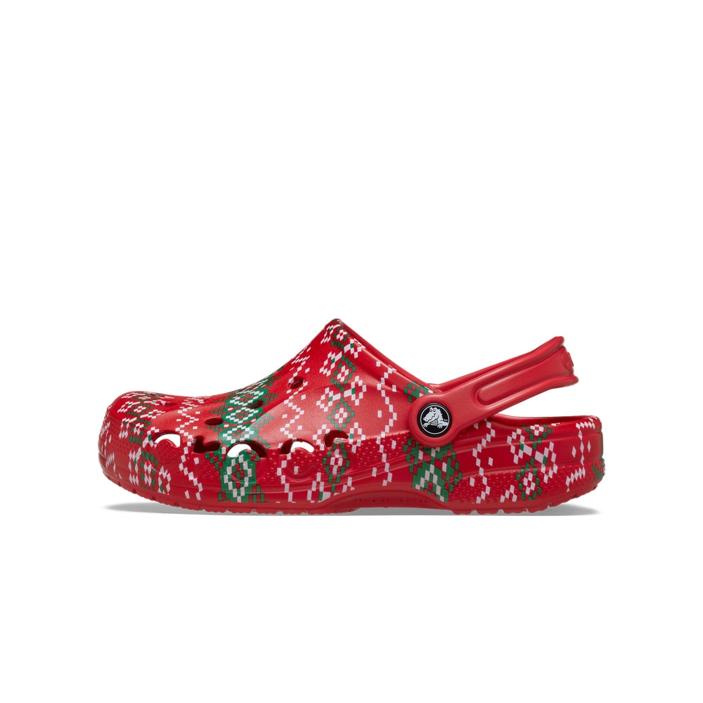Giày Clog Unisex Crocs Baya Holiday Graphic - Pepper
