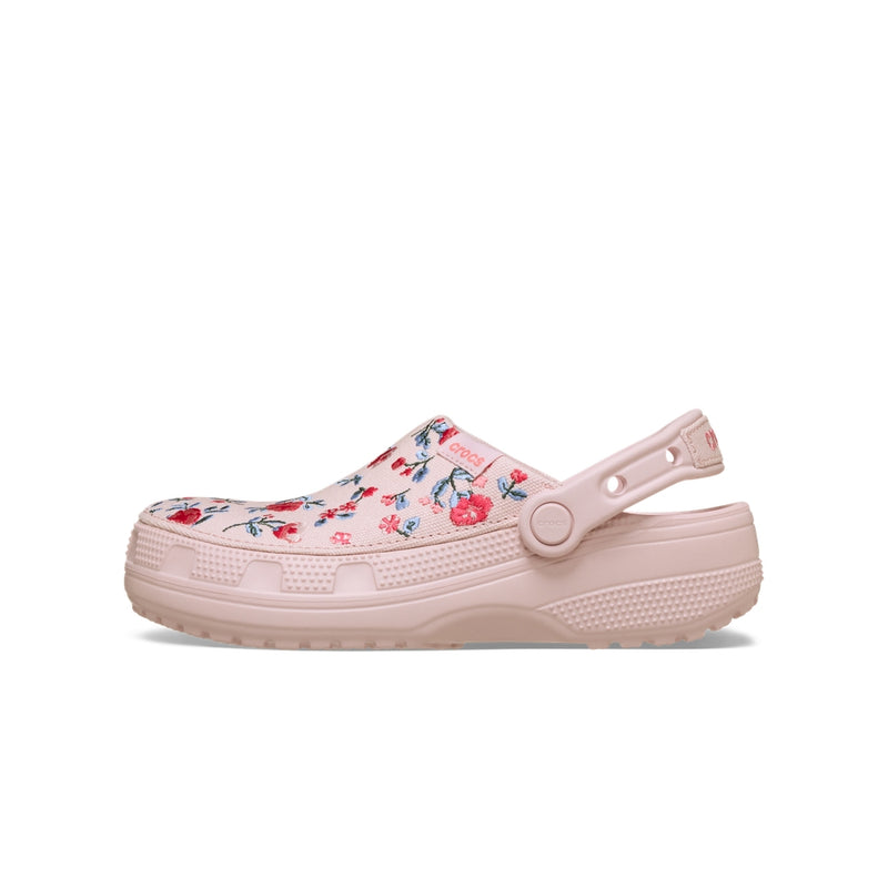 Giày Clog Unisex Crocs Classic Crafted Floral - Cotton Candy