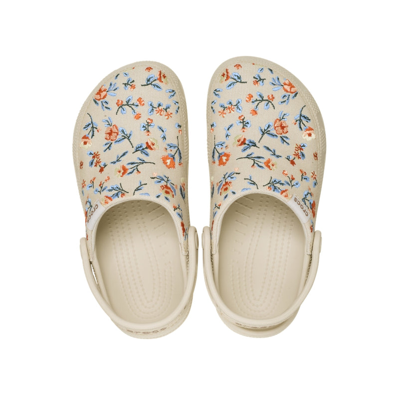 Giày Clog Unisex Crocs Classic Crafted Floral - Frappé