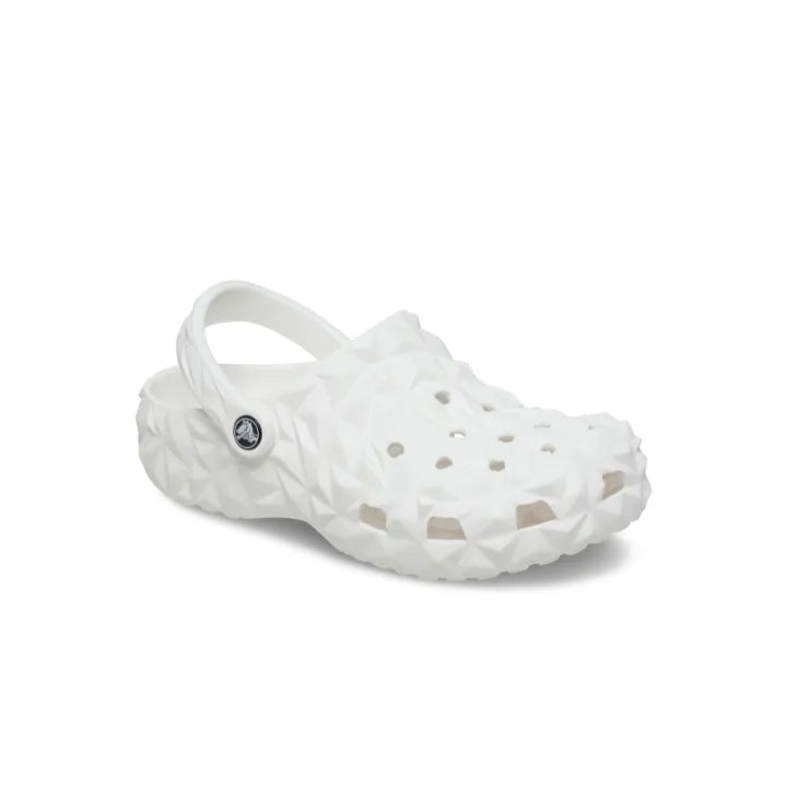 Giày Clog Unisex Crocs Classic Geometric - White - Crocs™ Việt Nam