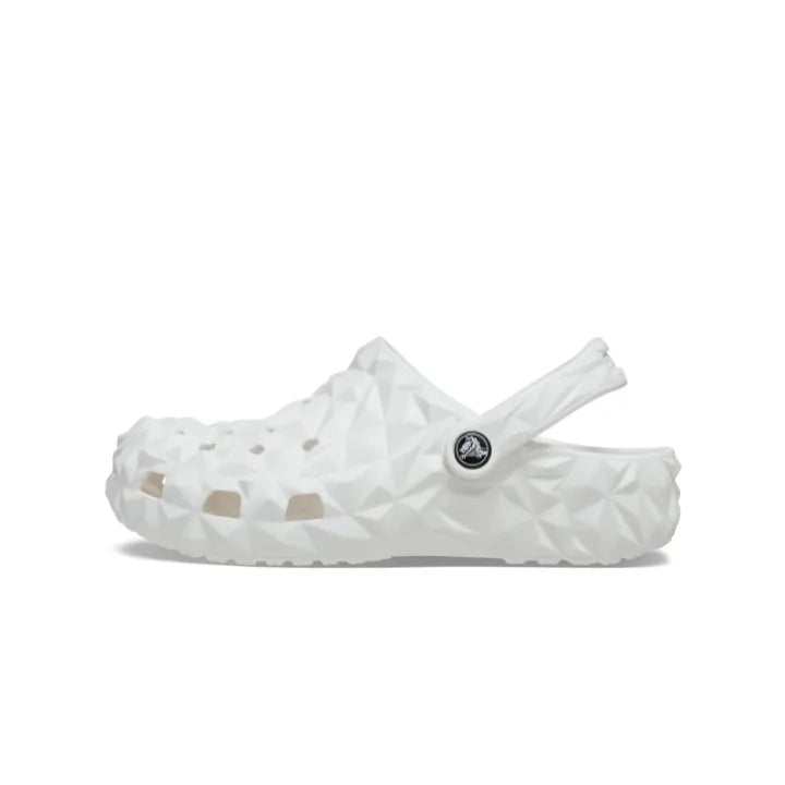 Giày Clog Unisex Crocs Classic Geometric - White - Crocs™ Việt Nam