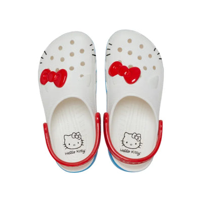 Giày Clog Unisex Crocs Classic Hello Kitty Iam - White