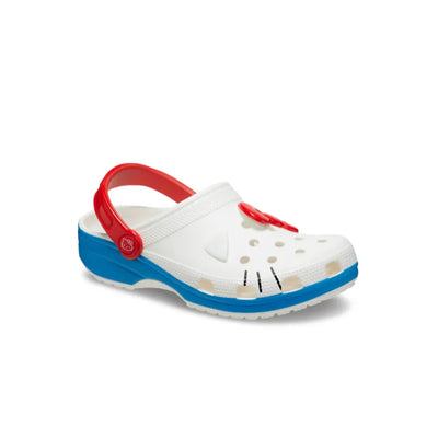 Giày Clog Unisex Crocs Classic Hello Kitty Iam - White