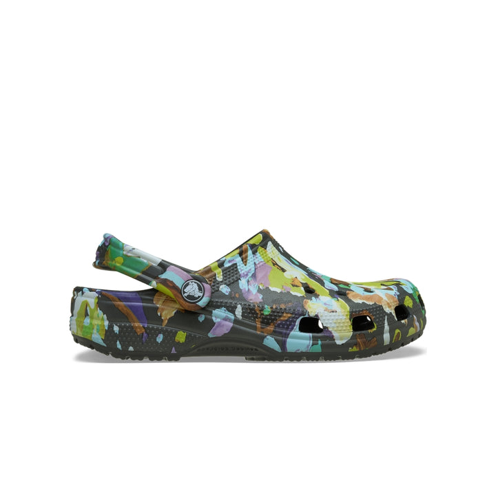 Giày Clog Unisex Crocs Classic Painted Floral - Black Sand - Crocs™ Việt Nam