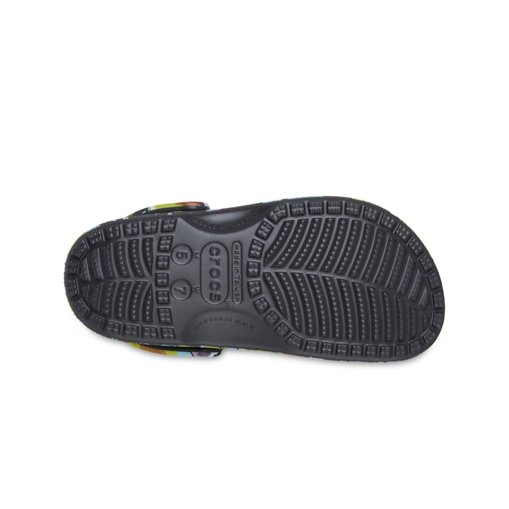 Giày Clog Unisex Crocs Classic Painted Floral - Black Sand - Crocs™ Việt Nam