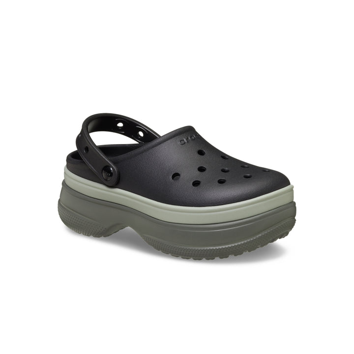 Giày Clog Unisex Crocs Classic Stacked - Black - Crocs™ Việt Nam