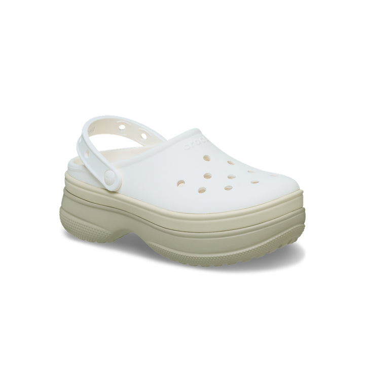 Giày Clog Unisex Crocs Classic Stacked - Chalk - Crocs™ Việt Nam