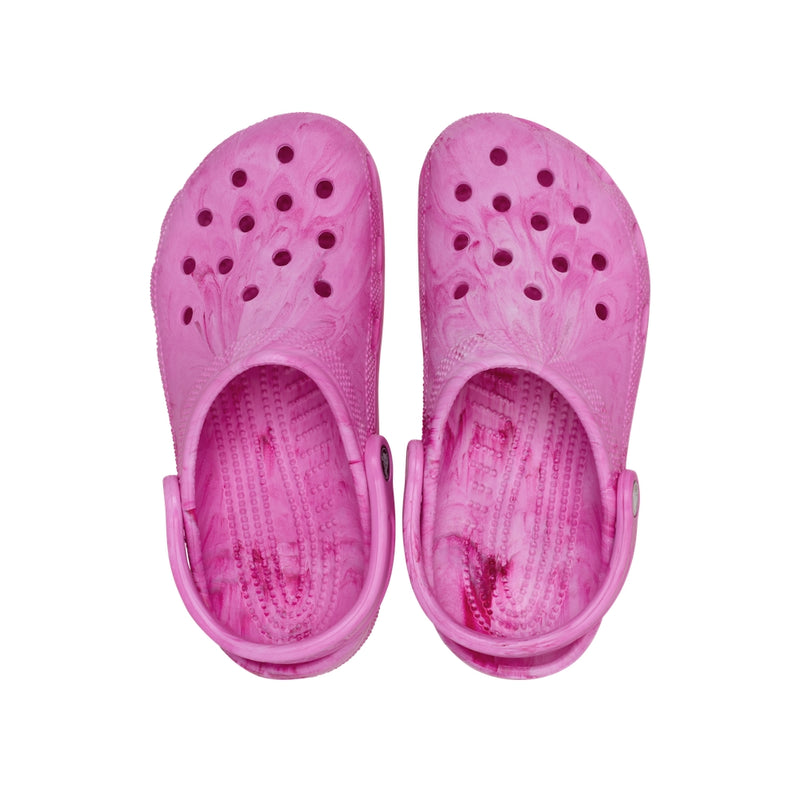 Giày Clog Unisex Crocs Classic Watercolor Marbled - Pink Swirl
