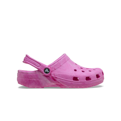Giày Clog Unisex Crocs Classic Watercolor Marbled - Pink Swirl