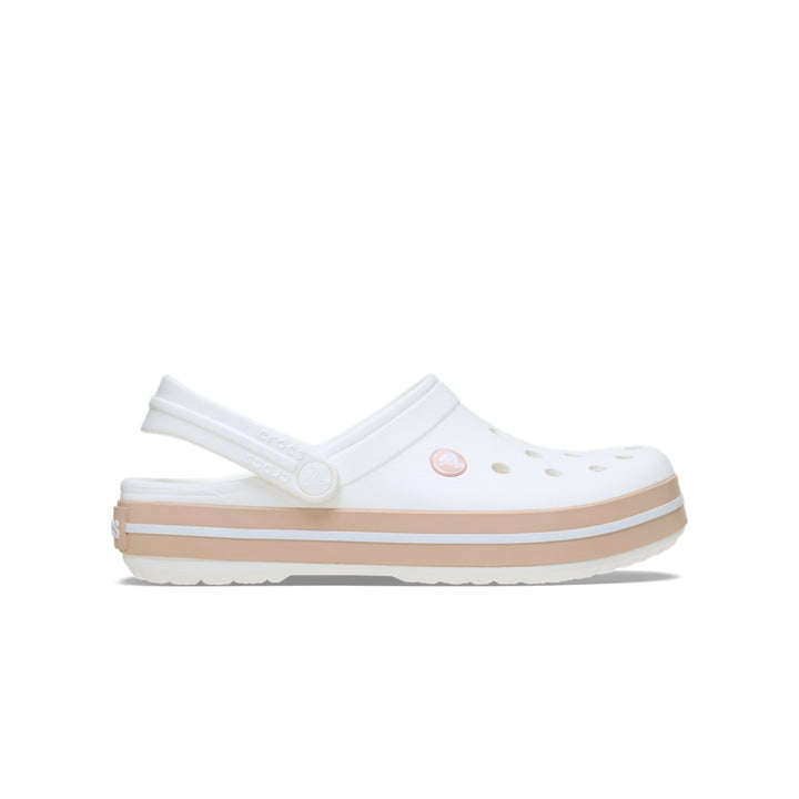Giày Clog Unisex Crocs Crocband - White/Pink Caramel - Crocs™ Việt Nam