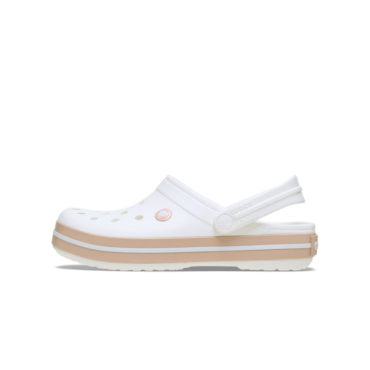 Giày Clog Unisex Crocs Crocband - White/Pink Caramel - Crocs™ Việt Nam