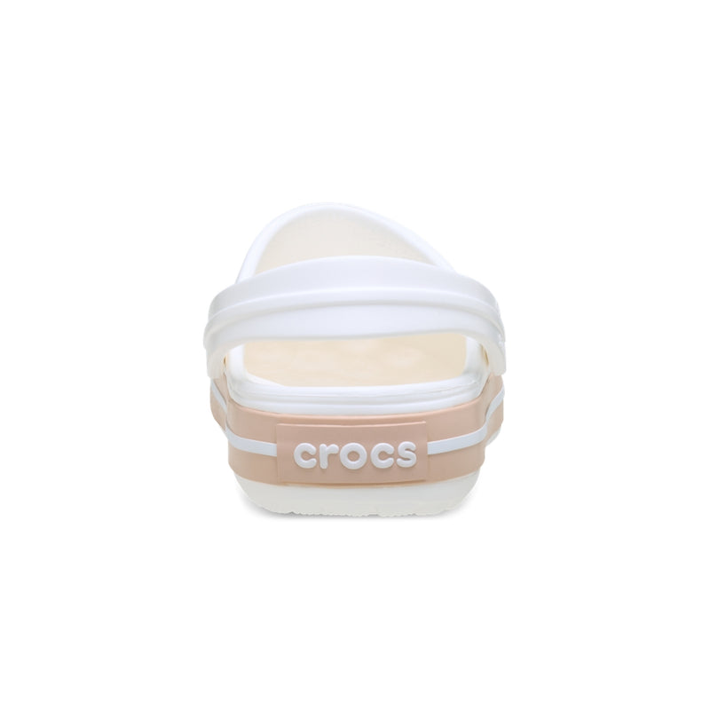 Giày Clog Unisex Crocs Crocband - White/Pink Caramel