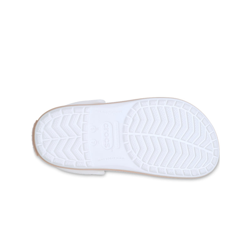 Giày Clog Unisex Crocs Crocband - White/Pink Caramel