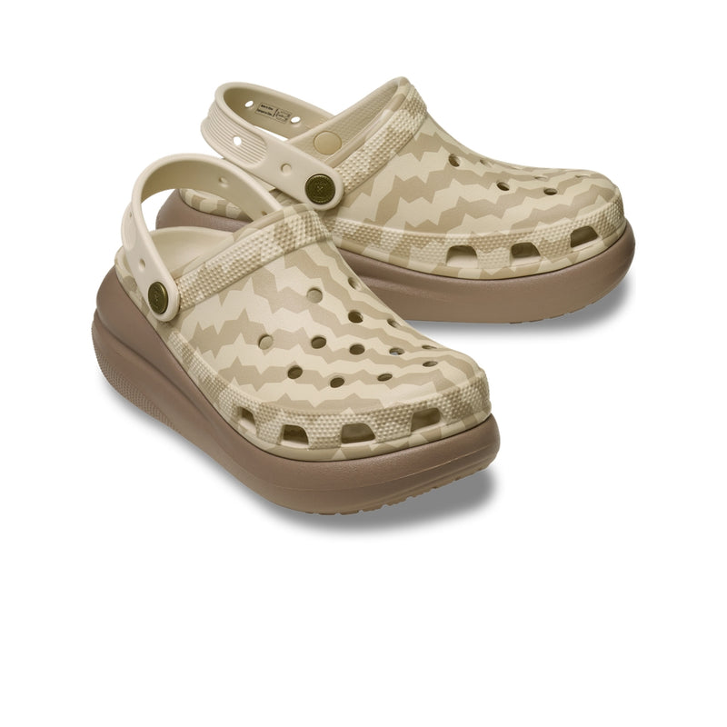 Giày Clog Unisex Crocs Crush Easy Chic - Latte