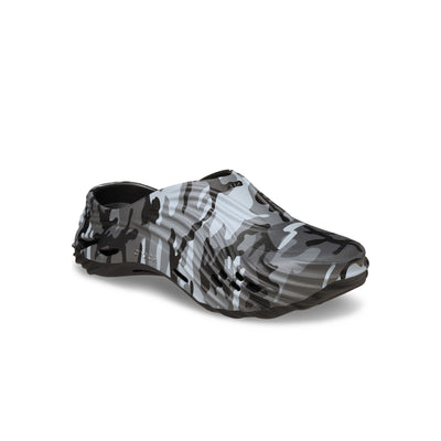 Giày Clog Unisex Crocs Echo Camo Wave - Black/Slate Grey
