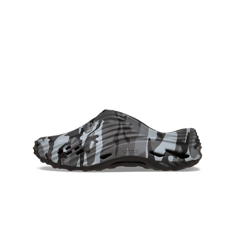 Giày Clog Unisex Crocs Echo Camo Wave - Black/Slate Grey